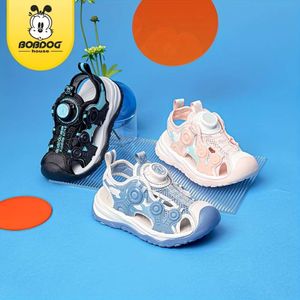 Bobdog House Unisex Kid's Sandals para niños cercanos para la hebilla giratoria, cómodos zapatos de agua de la playa transpirable sin resbalón para el al aire libre de la niña del niño