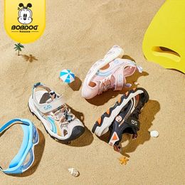 Bobdog Unisex Kid Toe Sandalias transpirables cómodos zapatos de agua de playa casuales duraderos para actividades al aire libre de niña de niño BBT22641
