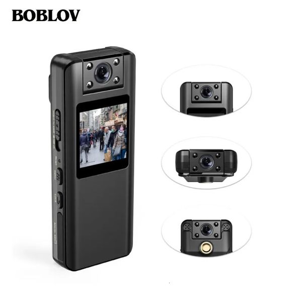 BOBLOV A22 MINI Cámara digital 1080p Pantalla HD Portable Visión Magnética Pequeña videocámara Camara al aire libre Camara 240407