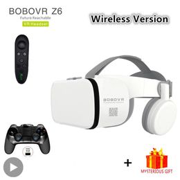 BOBO BOBOVR Z6 CASQUE HELME 3D VR Glazen Virtual Reality Bluetooth -headset voor smartphone smartphone brils viar binoculars 240506