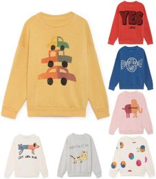 Bobo choisit des vêtements pour enfants automne hiver nouveau bébé girts t-shirts pour enfants à manches longues en coton teegirls garçons tshirt y1905188700393