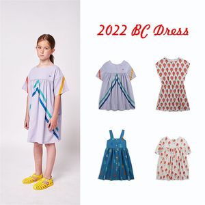 Bobo Été Printemps Enfants Robe BC Marque Filles Mignon Imprimer À Manches Longues Princesse Bébé Enfant Coton Outwear Vêtements 220422