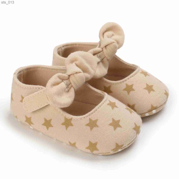 Bobora Cute Baby Girls Mary Jane Flats Infant antideslizante Cute Bowknot Shoes Newborn Princess Wedding Shoes First Walkers 0-18M L230518