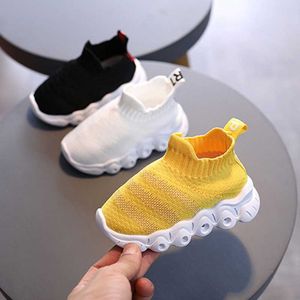 Bobora Kids Sneakers Jongens Sok Schoenen Ademend Slip op Schoenen voor Meisjes Mode Lichtgewicht Loopschoenen G1025