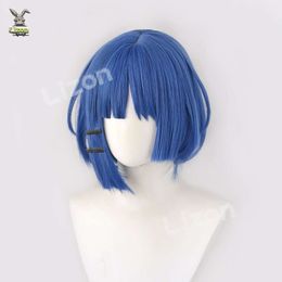 Bocchi the Rock Yamada Ryo bleu Bobo cheveux Anime Cosplay perruques résistant à la chaleur synthétique perruque cosplay