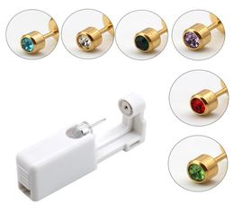 Art corporel jetable en toute sécurité stérile perçage unité de couleur dorée de couleur cartilage cartilage pistolet pistolet pignon outils bijoux 19227627