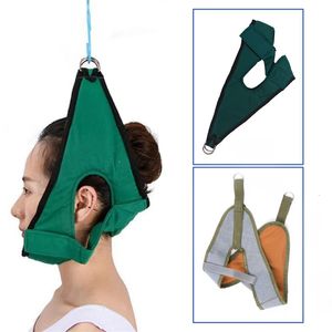 1Pcs Soft Neck Traction Device for Pain Relief - Cervical Stretching Belt with Metal Bracket, Chiropractic Neck Support