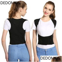 Body Braces Supports Body Braces Supports Réglable Dos Posture Correcteur Thérapie Corset Adt Clavicule Colonne Vertébrale Shoder Orthèse Lombaire Tr Dhe6H