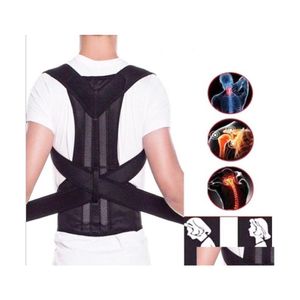 Body Braces Supports Posture Corrector Back Brace Clavicle Support Stop Slouching And Hunching Réglable Trainer Unisexe Drop Deli Dhbut