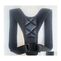 Body Braces Prend en charge le correcteur de posture Clavicule Spine Back Shoder Support lombaire Correction de la ceinture Empêche la chute affaissée Del Dhlq0