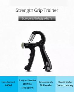 Body Building Fitness Equipment R-Shape Strength Adjustable Countable exercise Hand Grip