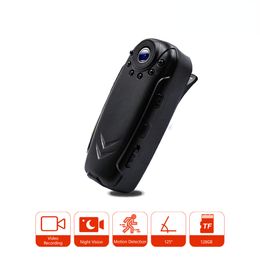 Body Cam Clip Cámara Mini cámara digital Policía Guardia de seguridad Aplicación de la ley Protección de seguridad HD Sensor 1080p Batería larga Reproductor de MP3