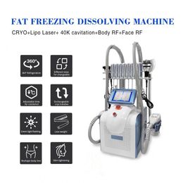 Body Fat Removal Skin Freeze Machine Cryo Slimming Therapie Cellulitis Reduction Gewichtsverlies Machine 360 ​​Cryolipolysis Doublechin Treatment-apparatuur voor verkoop