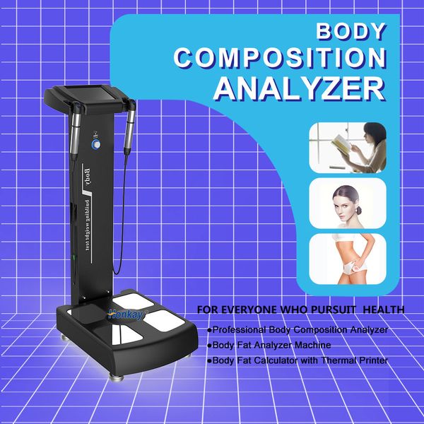 Análisis corporal Músculo corporal IMC Analizador de porcentaje de grasa en agua Sistema de diagnóstico de piel para la venta Equipo de prueba celular Bioquímica humana