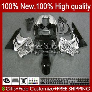 Cuerpo para HONDA CBR 893RR 900RR negro plata CBR893RR 89 90 91 92 93 94HC.29 CBR893 CBR 900 893 RR CBR900RR 1989 1990 1991 1992 1993 Carenados