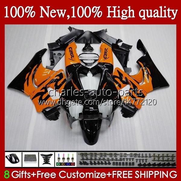 Cuerpo para HONDA CBR 893RR 900RR CBR900 naranja negro CBR893 900 893 CC RR 95HC.145 CBR900RR 1994 1995 1996 1997 CBR893RR 94 95 96 97 Carenados