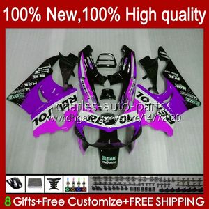 Corps pour HONDA CBR893 CBR 900 893 RR 1989 1990 1991 92 93 94HC.114 violet stock CBR 893RR 900RR CBR900RR CBR893RR 89 90 91 1992 1993 Carénage