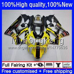 Cuerpo para HONDA CBR900 RR CBR 929RR 900CC 929CC 900 929 RR CC 900RR 50HM.21 CBR900RR CBR929RR 00 01 Amarillo claro CBR929 RR 2000 2001 Carenados