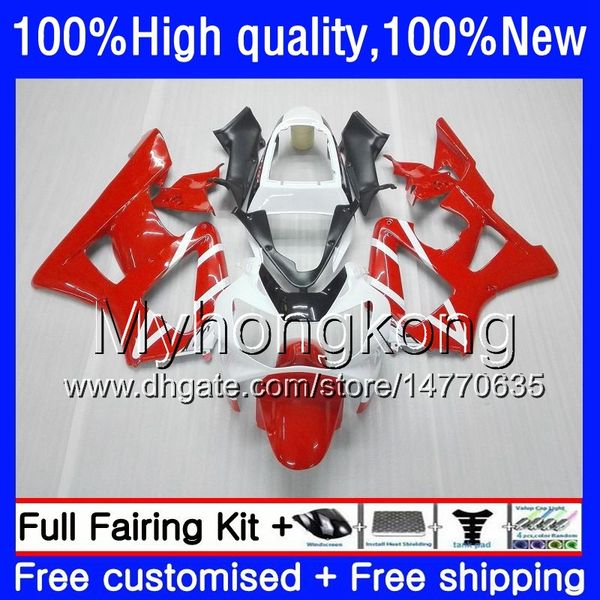 Cuerpo para HONDA CBR900 RR CBR 929RR 900cc 929CC 900 929 RR CC 900RR 50HM.18 Blanco Rojo CBR900RR CBR929RR 00 01 CBR929 RR 2000 2001 carenados