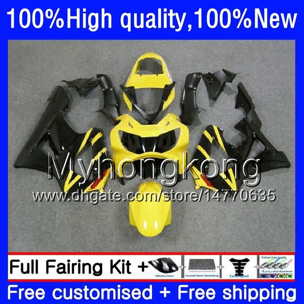 Corps pour HONDA CBR900 RR CBR 929RR 900CC 929CC 900 929 Jaune noir RR CC 900RR 50HM.9 CBR900RR CBR929RR 00 01 CBR929 RR 2000 2001 Carénages