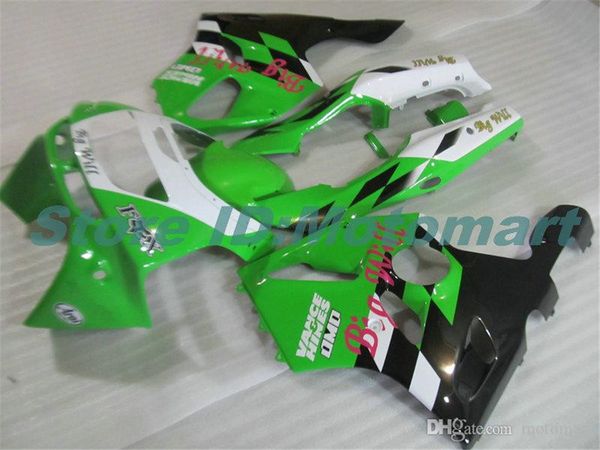 Cuerpo para KAWASAKI ZX 636 600CC ZX-636 1994 1995 1996 1997 ZX636 ZX-6R ZX600 ZX 6 R 6R ZX6R 94 95 96 97 Verde Negro HM09 Carenados