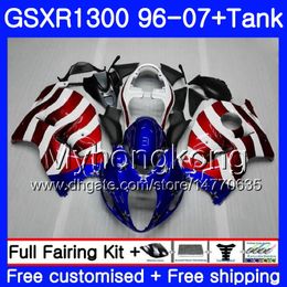 Lichaam voor Suzuki Hayabusa GSXR 1300 GSXR1300 96 97 98 99 00 01 07 Nice USA Vlag 333hm.4 GSX R1300 1996 1997 1998 1999 2000 2001 2007 Kuip