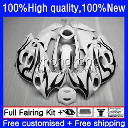 Corps pour Suzuki Katana Black Flames GSXF600 GSXF750 GSXF 600 750 CC 98-02 17NO.121 GSX600F 600CC 750CC 1998 1999 2000 2002 GSX750F GSXF-600 98 99 00 01 02 OEM Catériel