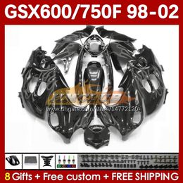 Corps Pour SUZUKI KATANA GSX600F GSXF600 flammes grises GSXF750 GSXF 600 750 CC 98 99 00 01 02 169No.126 600CC 750CC GSX750F GSXF-600 GSXF-750 1998 1999 2000 2001 2002 Juste ing