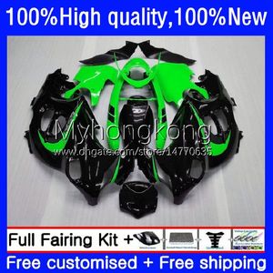 Lichaam voor Suzuki Katana GSXF600 GSXF750 GSXF 600 750 CC 98-02 17 NO.99 GSX600F 600CC 750CC 1998 1999 2000 2001 2002 GSX750F GSXF-600 98 99 00 01 02 OEM Fairing Green Black NIEUWE