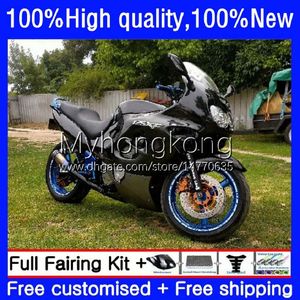 Corps pour Suzuki Katana GSXF600 GSXF750 GSXF 600 750 CC 98-02 17NO.135 GSX600F 600CC 750CC 1998 1999 2000 2001 2002 Black Gsx750f GSXF-600 98 99 00 01 02 FAIRING DE SEMEM BLOI