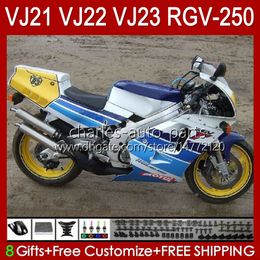 Lichaam voor Suzuki RGVT RGV 250CC 250 cc Blue Nice RGV250 SAPC VJ22 RGG250 VJ 22 20HC.99 RGV-250 Panel 90 91 92 93 94 95 96 RGVT-250 1990 1991 1992 1993 1994 1995 1996 Kuip