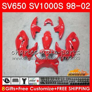 Lichaam voor Suzuki SV650S SV400S Alle hete Rode SV1000S 98 99 00 01 02 26HC.1 SV 650S 400S 1000S SV650 SV400 S 1998 1999 2000 2001 2002 Kuip