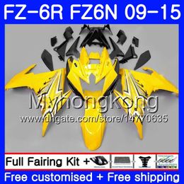 Lichaam voor YAMAHA FZ6N FZ6 R FZ 6N Lichtgeel Hot FZ6R 09 10 11 12 13 14 15 239HM.9 FZ-6R FZ 6R 2009 2010 2011 2012 2013 2014 2015 Valingen