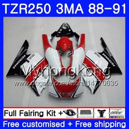 Lichaam voor Yamaha TZR250RR RS RR YPVS TZR250 88 89 90 91 244HM.8 TZR-250 voorraad Red Black TZR250 3MA TZR 250 1988 1989 1990 1991 Fairing Kit