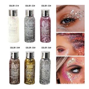 Body Glitter Kameleon Oogschaduw Multicolor Pailletten Blijvende Gel Vloeibare Zeemeermin Gezichtsmake-up 230801