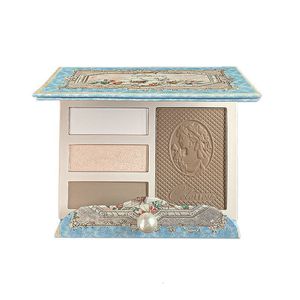 Corps Glitter ColorRose Face Palette 4 Couleur Surligneur Contour Poudre Pressée Palette Mat Naturel Nez Ombre Côté Ombre 230921