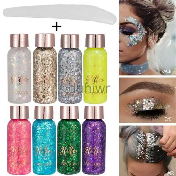 Corps Glitter DIY Gel Gel pour les yeux Hair Face Body Face mimer