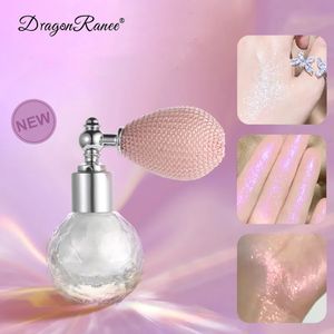 Body Glitter Mode Surligneur Poudre Spray Haute Brillance Glitter Poudre Spray Shimmer Sparkle Poudre Maquillage pour Visage Corps Highlight Maquillage 231113