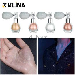 Corps Glitter Klina Brighning Pritters Body Powder Spray HighLighter High Gloss Shimmer Sparkle Makeup Makeup Produit pour le visage Cosmetic D240503 Sinkle