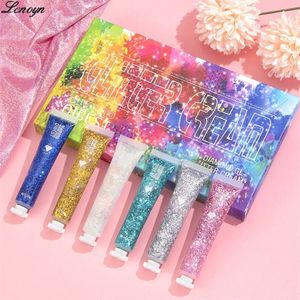 Corps Glitter Lenoyn Multifonctionnel Eye Nail Cheveux Visage Gel Art Flash Lâche Paillettes Crème Festival 230726