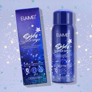 Body Glitter Spray Nightclub Party Starry Stage Makeup Sparkle Glam Style Hair Skin Clothing Glittering SILV 230815