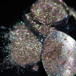 Body Glitter Heel mooi Bruin Kameleon Pigment voor Nagellak Make-up Body High light Oogschaduw Gezicht Highlighter Contouring DIY 9951-1 230703