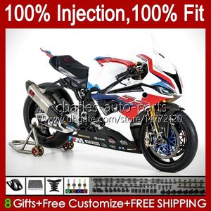 Body Injection Mold For BMW S1000 S-1000 S 1000 RR 2019 Red blue white 2020 2021 Bodywork 21No.83 S 1000RR S-1000RR S1000-RR 19-21 S1000RR 19 20 21 22 OEM Fairing 100% Fit