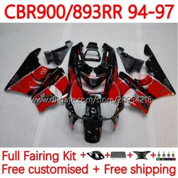 Kit de carrosserie pour Honda CBR893 CBR 900 893 RR CC 89-97 Bodywork 120NO.10 CBR 893RR 900RR 893CC CBR893RR 89 94 95 96 97 CBR900RR 1989