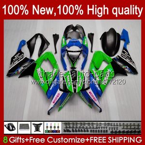 Body Kit voor Kawasaki Ninja ZX1000 C 1000CC ZX1000C 08-10 Carrosserie 56NO.147 ZX 10R ZX10 10 R 1000 CC ZX-10R 2009 2009 2010 ZX10R GROENE BLAND BLK 08 09 10 Motorfietsen