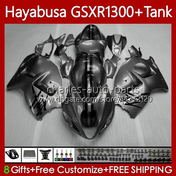 Kit carrosserie pour SUZUKI Hayabusa GSXR 1300CC 1300 Gren brillant CC 2002 2003 2004 2005 2006 2007 74No.141 GSX-R1300 GSX R1300 GSXR-1300 96-07 GSXR1300 96 97 98 99 00 01 Fair ings