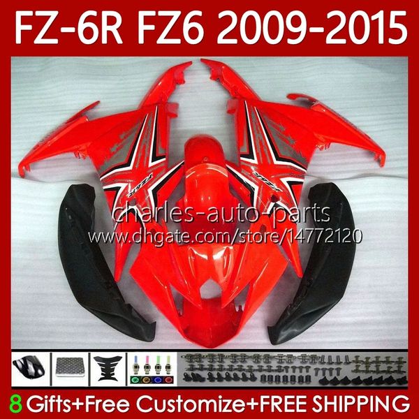 Kit Carrosserie Pour YAMAHA FZ6N FZ6 FZ 6R 6N 6 R N 600 09-15 Carrosserie Rouge Brillant 103No.38 FZ-6R FZ600 FZ6R 09 10 11 12 13 14 15 FZ-6N 2009 2010 2011 2012 2013 2014 2015 Carénage d'origine