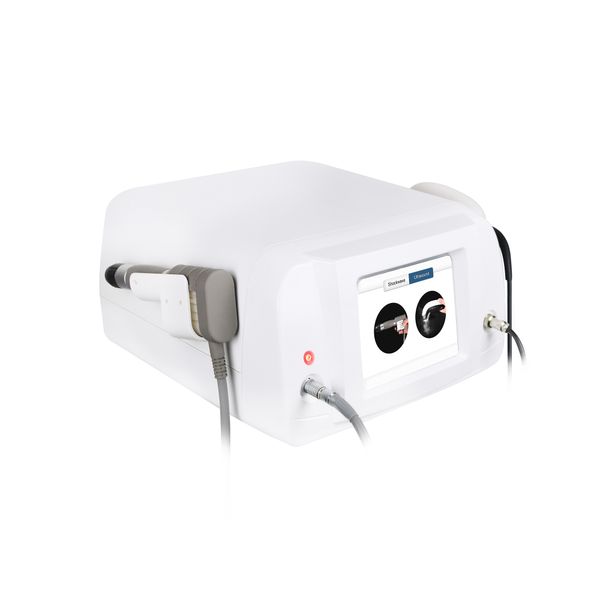 Máquina de masaje corporal equipo anticelulítico 2 en 1 terapia de ultrasonido máquina de ondas de choque depuy médico alivio del dolor de rodilla boslaser
