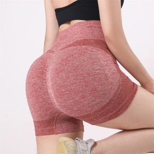 Vêtements de mécanique du corps Shorts de Yoga pour femmes Shorts d'entraînement taille haute Fitness Yoga ascenseur fesses Fitness dames Yoga Gym course pantalons courts vêtements de sport