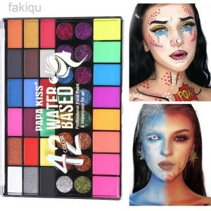 Body Paint Body Painting Make Up Face Flash Tattoo Oogschaduw Easy To Clean Multolor Festival Halloween Art Christmas Make -up Party Tools D240424